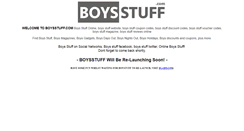 Desktop Screenshot of boysstuff.com