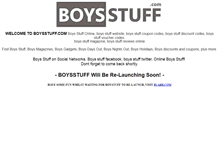 Tablet Screenshot of boysstuff.com